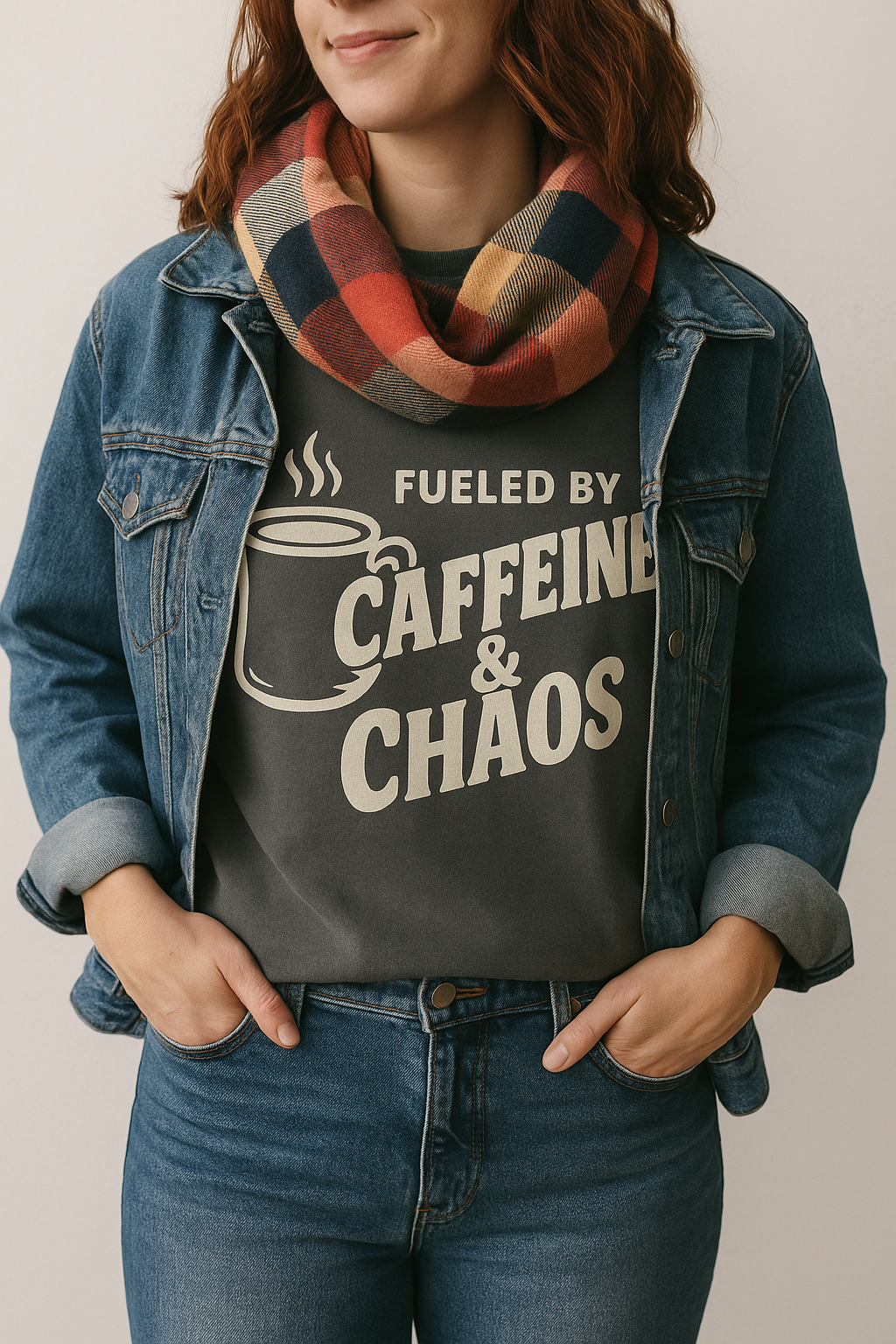 Fueled by Caffeine and Chaos Tee-Unisex Comfort Colors®