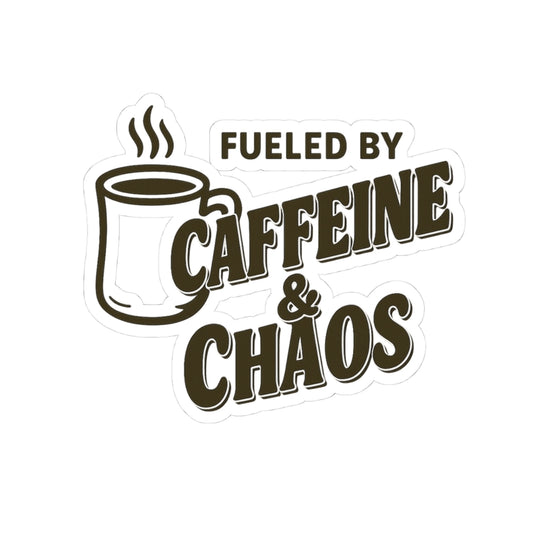 Caffeine & Chaos Kiss-Cut Stickers