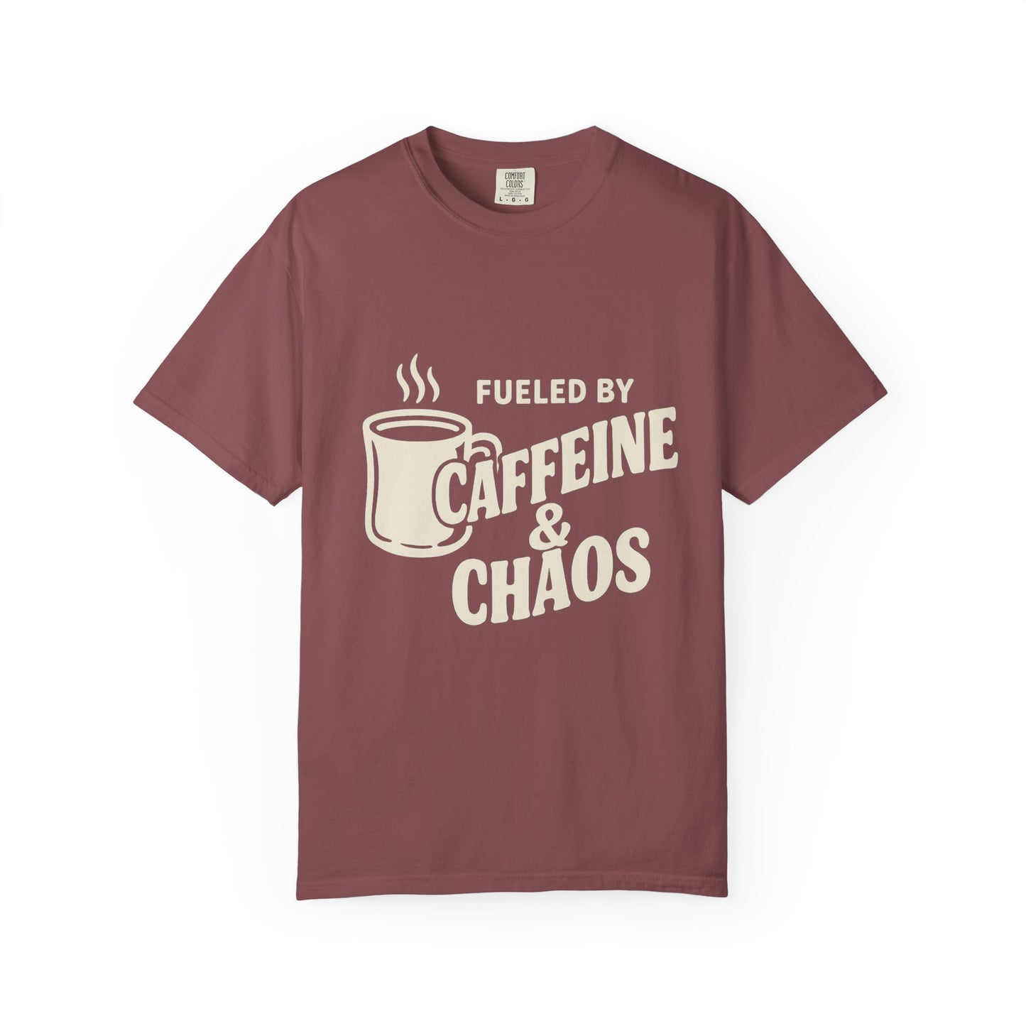 Fueled by Caffeine and Chaos Tee-Unisex Comfort Colors®