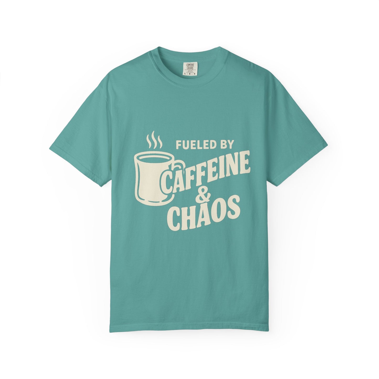 Fueled by Caffeine and Chaos Tee-Unisex Comfort Colors®