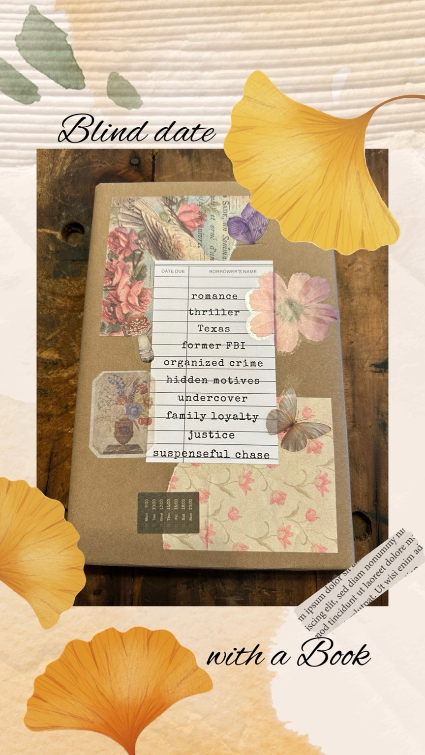 Blind Date with a Book-Romance-Thriller