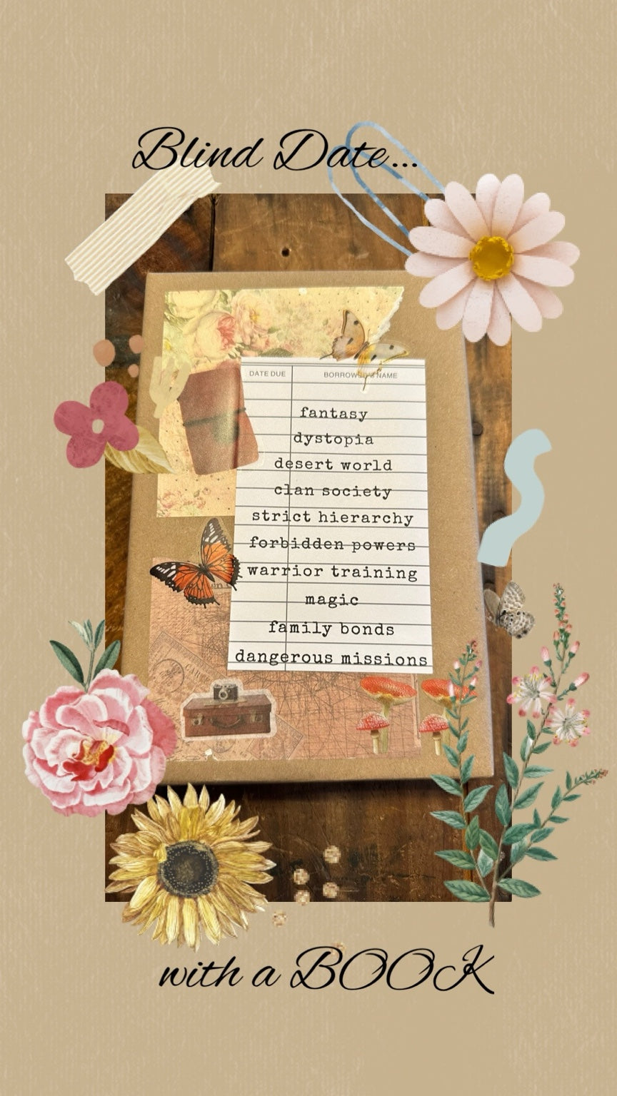 Blind Date with a Book-Fantasy Dystopia
