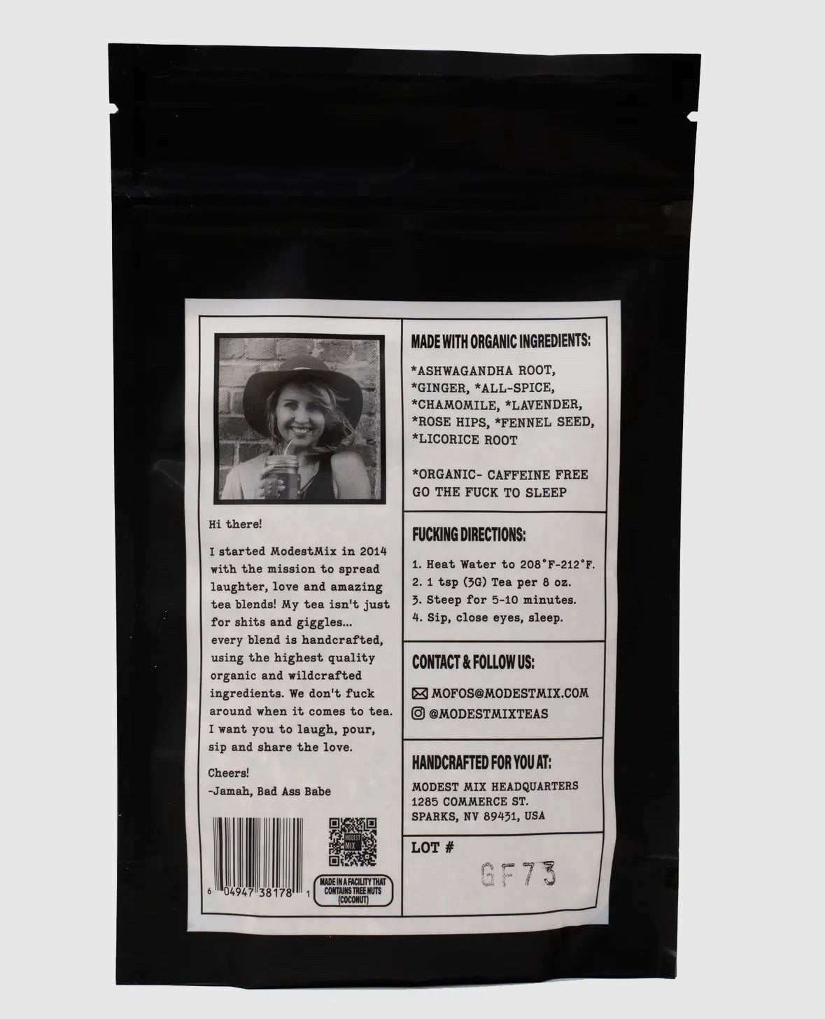 GO THE FUCK TO SLEEP TEA-Herbal Loose Leaf Tea Blend