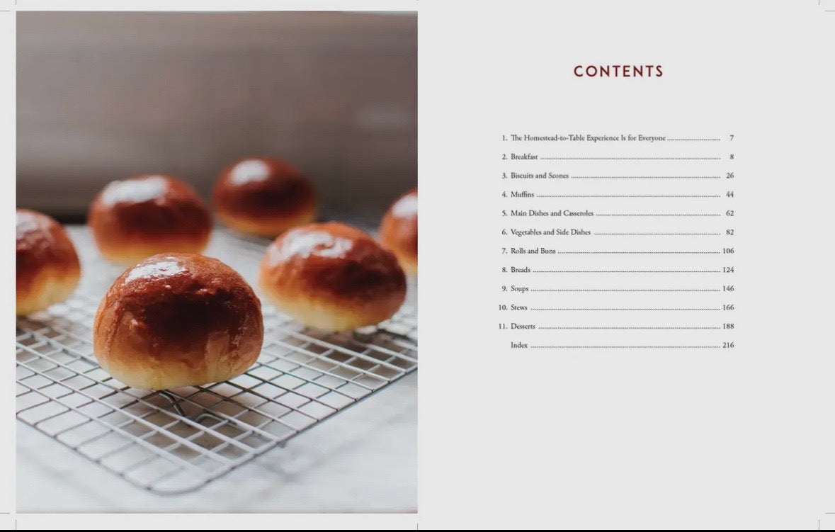 The Homestead to Table Cookbook By Georgia Varozza