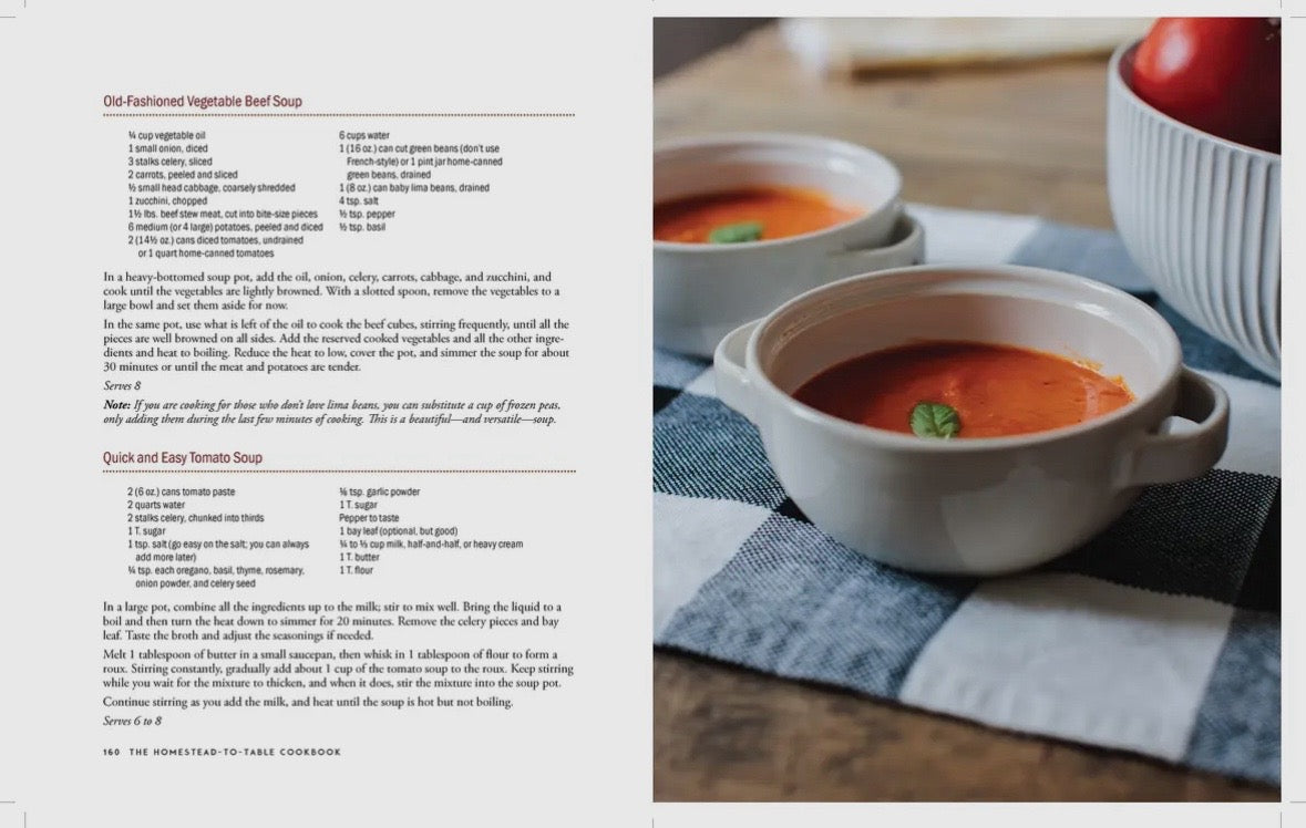 The Homestead to Table Cookbook By Georgia Varozza