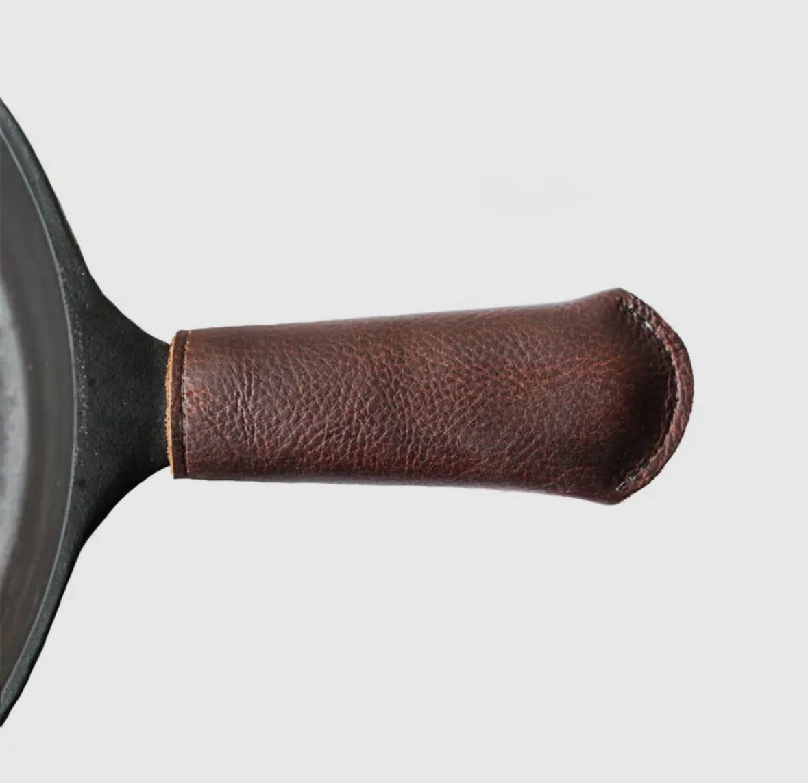 Leather Cast Iron Skillet Handle Cover