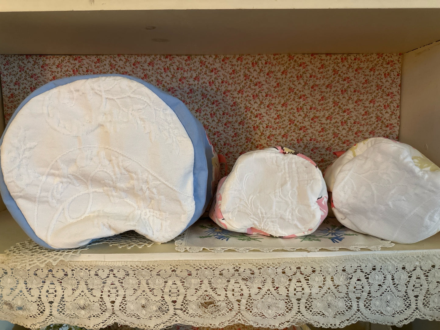 Quilted Basket Set- Floral Trio
