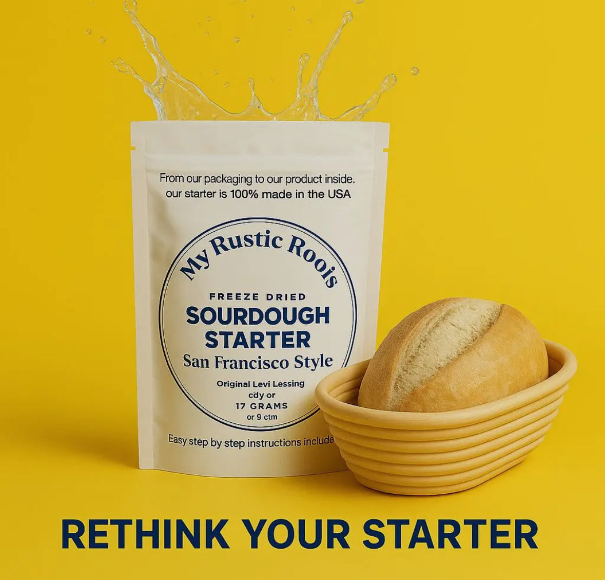 Organic Sourdough Starter-Freeze Dried