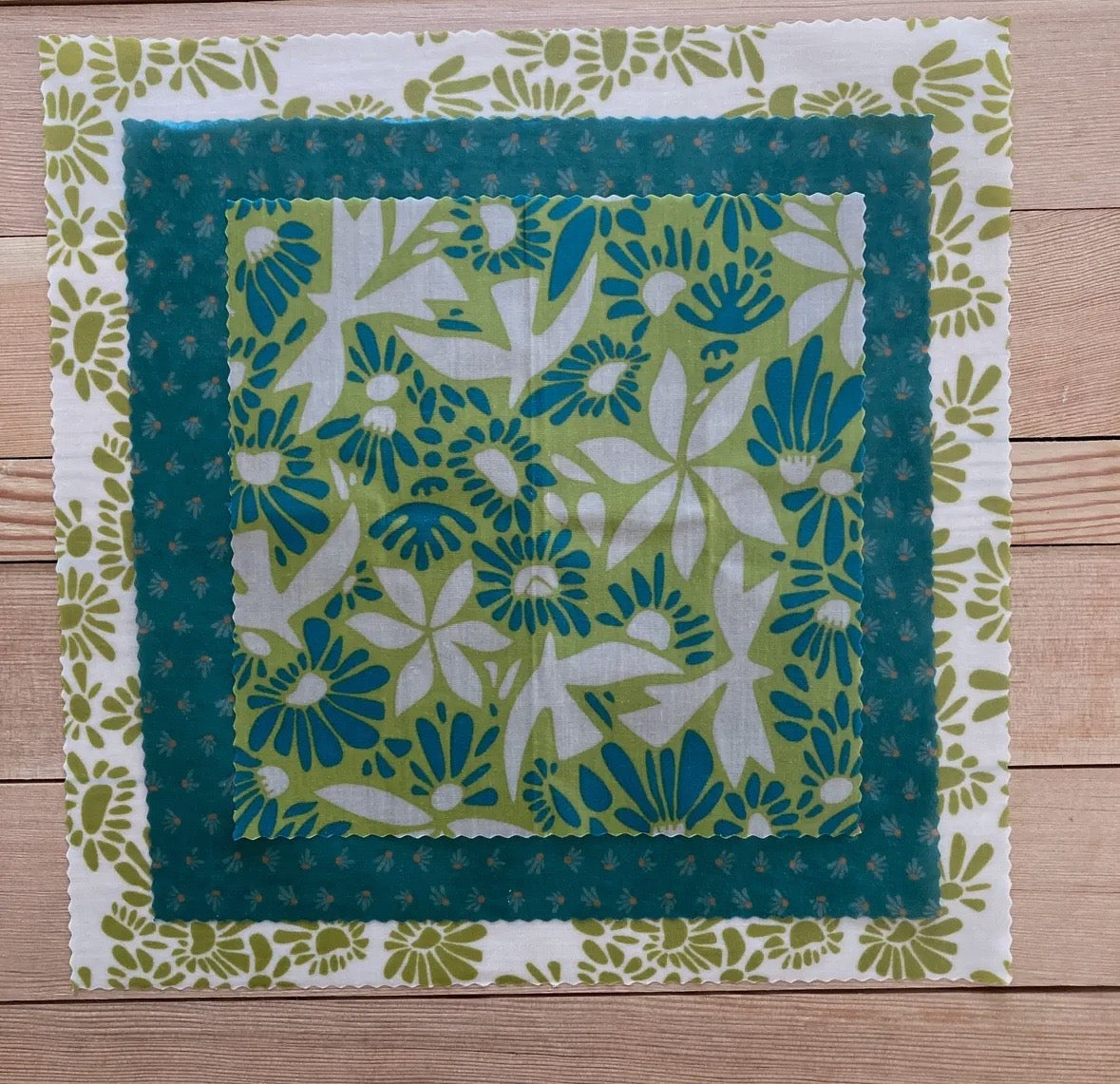 Bees Wax Wraps- Starter Set- Meadow