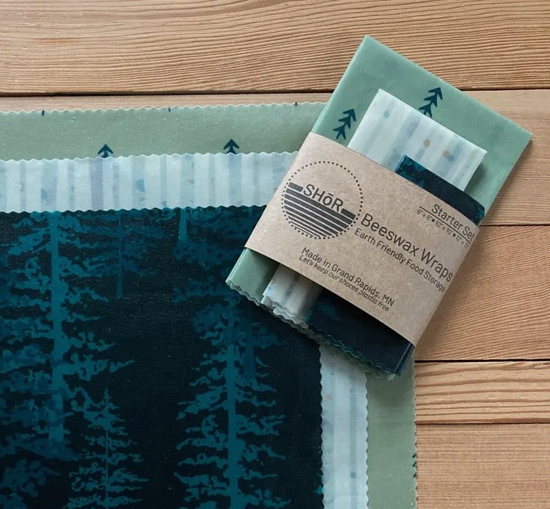 Bees Wax Wraps- Starter Set- Plant More Trees