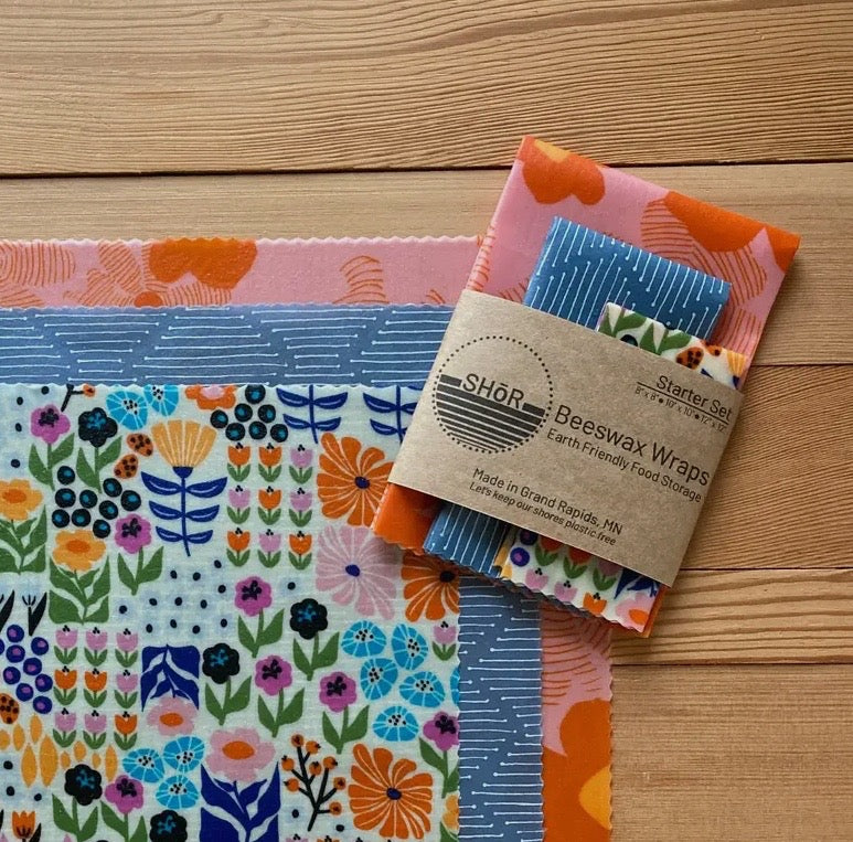 Bees Wax Wraps- Starter Set- Summer Bounty