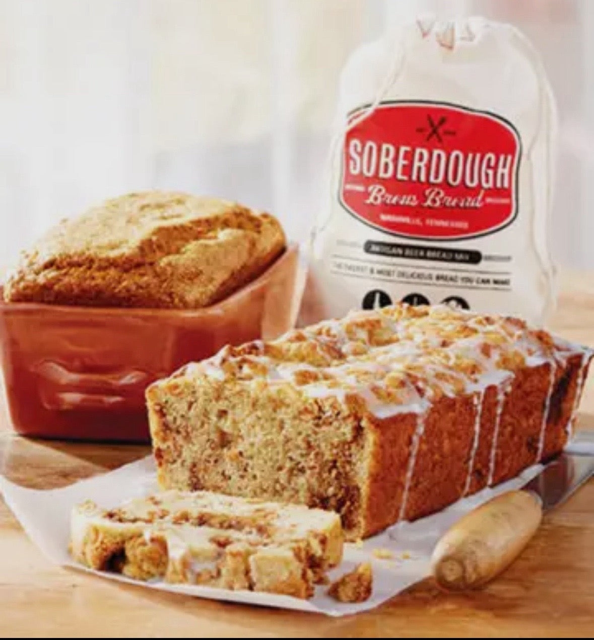 Soberdough Beer Bread - Cinnamon Swirl