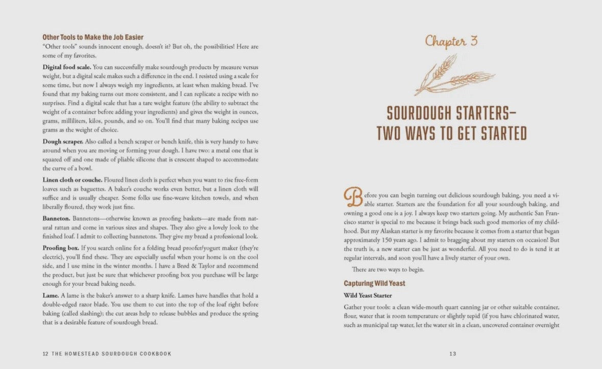 The Homestead Sourdough Cookbook by Georgia Varozza