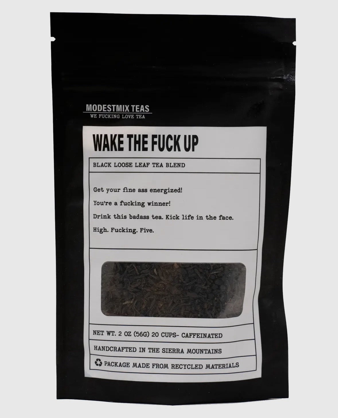 WAKE THE FUCK UP TEA-Herbal Loose Leaf Tea Blend