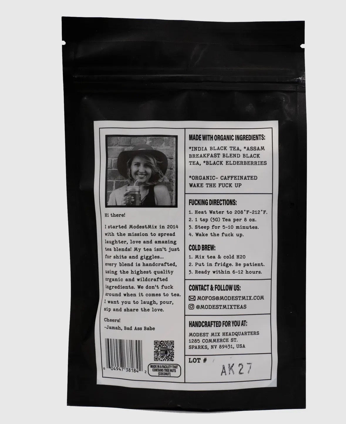 WAKE THE FUCK UP TEA-Herbal Loose Leaf Tea Blend