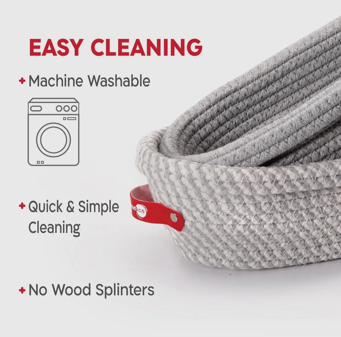 KneadAce Bread Proofing Baskets-Limited Holiday Edition-Set of 2